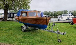 Billy May Launch Wooden Day Boat - Our Bessie - Classic Wooden Day Boat
