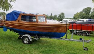 Billy May Launch Wooden Day Boat - Our Bessie - Classic Wooden Day Boat