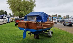 Billy May Launch Wooden Day Boat - Our Bessie - Classic Wooden Day Boat