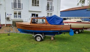 Billy May Launch Wooden Day Boat - Our Bessie - Classic Wooden Day Boat