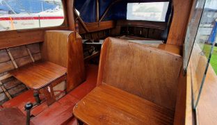 Billy May Launch Wooden Day Boat - Our Bessie - Classic Wooden Day Boat