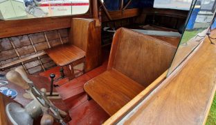 Billy May Launch Wooden Day Boat - Our Bessie - Classic Wooden Day Boat