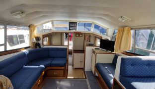 Aquafibre Pearl 38 - Moon Cloud  - 6 Berth Inland River Cruiser 